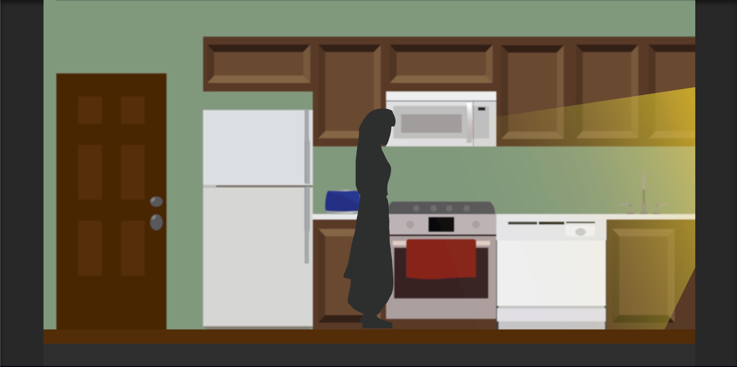 screenshot of game area True's Kitchen